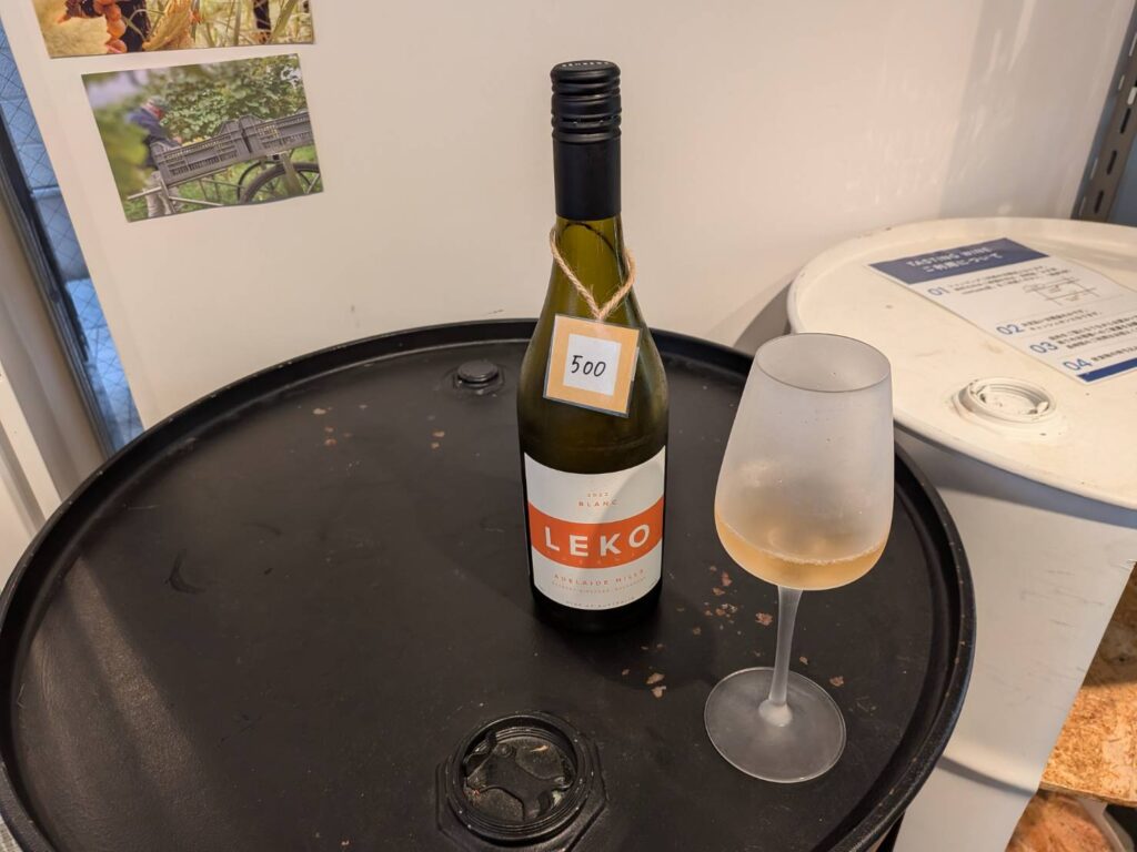 北千住のワインショップかき沼の試飲