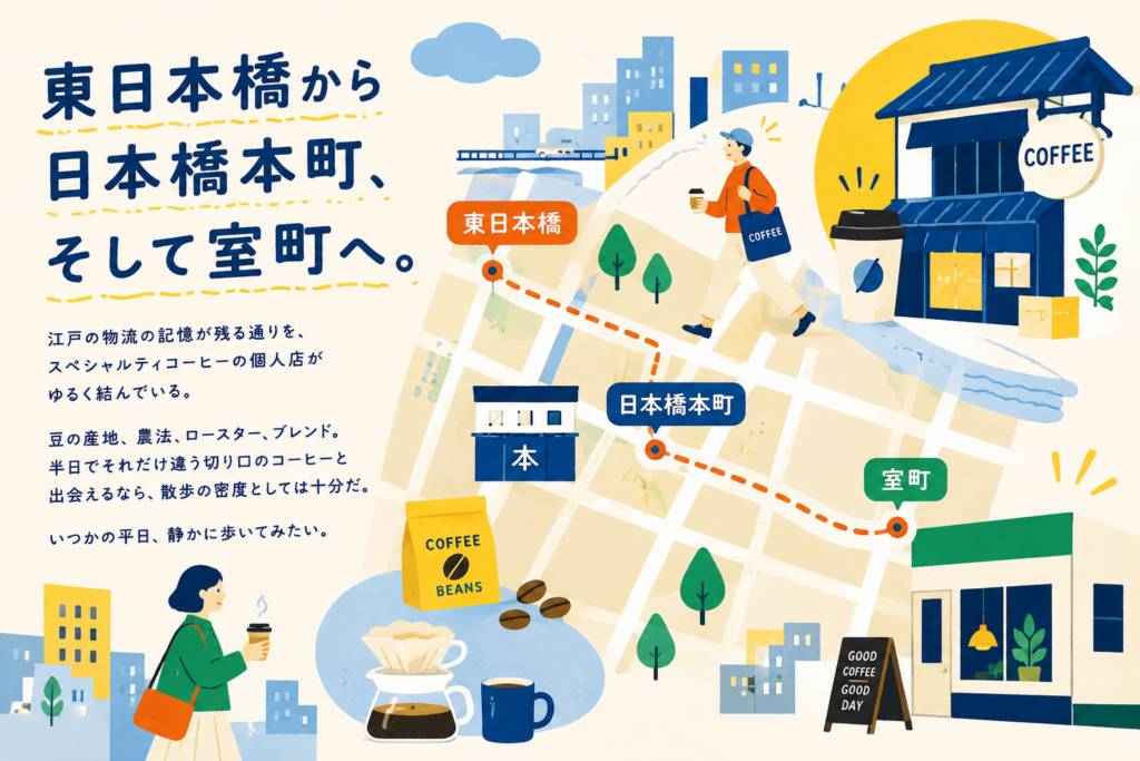 東日本橋〜日本橋本町　コーヒー旅